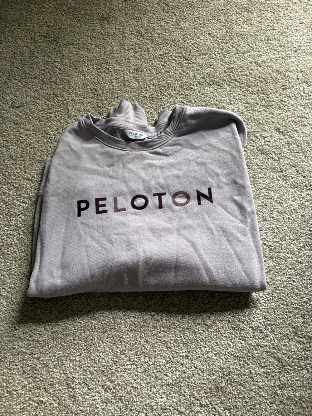 Peloton Light Purple Logo Crewneck Sweatshirt